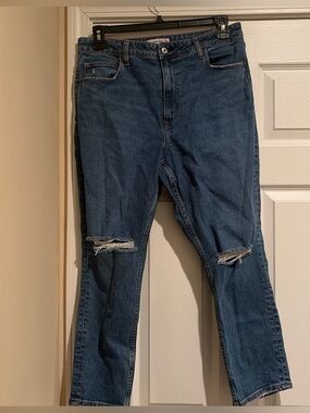 Abercrombie & Fitch Blue Skinny High-Rise Jeans